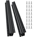 Vevor glissieres de tiroir sous escalier, 800 mm, coulisses de tiroir a roulement a billes a extension ...