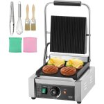 Vevor grill electrique 1800 w, presse a panini commercial en inox, appareil a sandwich avec controle ... Vevor grill electrique 1800 w, presse a panini commercial en inox, appareil a sandwich avec controle ...