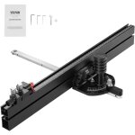 Vevor jauge a onglets de precision, fente standard 19x9, 5 mm, jauge a onglets pour scie de table alliage ...