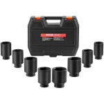 Vevor jeu de douilles a chocs profondes pour ecrous d?essieu 8pcs, coffret de douilles pour ecrous a ...