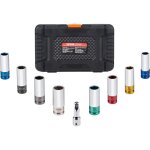 Vevor jeu de douilles a chocs profondes pour ecrous de roue 8pcs, coffret de douilles pour ecrous a entraineme ... Vevor jeu de douilles a chocs profondes pour ecrous de roue 8pcs, coffret de douilles pour ecrous a entraineme ...