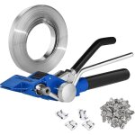 Vevor kit de cerclage avec outil tendeur de cerclage, bande en acier inoxydable 304 de 30 m de longueur, ...