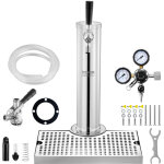 Vevor kit colonne a biere robinet simple distributeur de biere boisson en acier inoxydable tireuse a ...