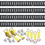 Mophorn - vevor kit de rails dearrimage e - track, 18pcs 1524mm, avec 4rails acier, 8 anneaux deancrage ... Mophorn - vevor kit de rails dearrimage e - track, 18pcs 1524mm, avec 4rails acier, 8 anneaux deancrage ...