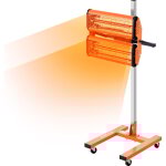 Vevor - lampe polymerisation infrarouge, 2200 w, sechoir peinture voiture avec support, minuterie 1 - ... Vevor - lampe polymerisation infrarouge, 2200 w, sechoir peinture voiture avec support, minuterie 1 - ...