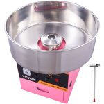 Machine a barbe a papa professionnelle 1000 w appareil a barbe a papa commercial 6 pcs / min grand bol ...