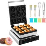 Machine a beignets electrique, 2000 w, appareil a donuts commercial avec surface antiadhesive, machine ... Machine a beignets electrique, 2000 w, appareil a donuts commercial avec surface antiadhesive, machine ...