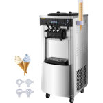 Vevor machine a creme glacee enfant verticale professionnel sorbetiere a glace ice cream machine