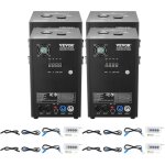 Vevor machine a etincelles froide 4pcs 700 w machine a feux deartifice alliage dealuminium controleur ...