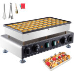 Vevor machine a gateau aux oeufs np - 543, machine a gaufre 1, 7 kw, gaufrier electrique commercial 50pcs, ...
