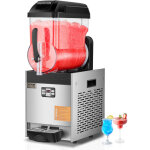 Vevor machine a granite commerciale 12 l, machine a boissons glacees en acier inoxydable de 48 tasses, ...