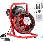 Machine de nettoyage de drain vevor 50ft x 3 / 8 pouces, tariere deegout a alimentation manuelle, machine ... Machine de nettoyage de drain vevor 50ft x 3 / 8 pouces, tariere deegout a alimentation manuelle, machine ...