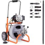 Machine de nettoyage de drain vevor 75ft x 3 / 8 pouces, tariere de drainage a alimentation automatique ... Machine de nettoyage de drain vevor 75ft x 3 / 8 pouces, tariere de drainage a alimentation automatique ...