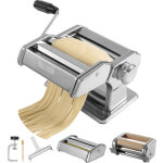 Mophorn - vevor machine a pates manuelle acier inox machine a pates fraiches italiennes 9 epaisseurs ...