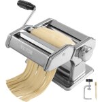 Vevor machine a pates manuelle acier inox machine a pates fraiches italiennes 9 epaisseurs 0, 3 - 3 mm ...