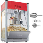 Vevor machine a pop corn 1440 w, appareil a pop - corn de comptoir electrique, bol de 340 g pour 80 tasses ...