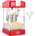 Vevor machine a pop corn 300 w, appareil a pop - corn de comptoir electrique, bol de 71 g pour 3, 8 l ...
