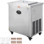 Mophorn - vevor machine a sucettes glacees commerciale, 2 moules, machine a popsicle de creme glacee ...