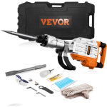Vevor - marteau de demolition 3500 w marteau - piqueur 60 j 1900 bpm marteau perforateur avec 2 burins ...