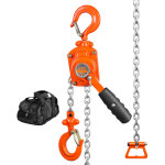 Vevor mini palan a levier manuel 0, 5 t palan a chaine a cliquet manutention levage 1, 4 m acier carbone ...