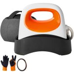 Mini presse a chaud pour casquettes portable, machine de sublimation avec plaque chauffante incurvee ...