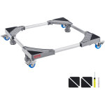 Vevor mini support de refrigerateur charge 181 kg deplace meuble base de machine a laver mobile universelle ...