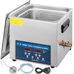 Vevor nettoyeur a ultrasons double frequence 10 l, professionnel nettoyeur a ultrasons 220 v avec chauffage, ...
