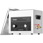 Vevor nettoyeur a ultrasons numerique 10 l, bac ultrasons 240 w, appareil de nettoyage ultrasonique profession ...