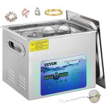 Vevor nettoyeur a ultrasons numerique 15 l nettoyeur ultrasonique professionnel 36 - 40 khz appareil ...