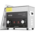Vevor nettoyeur a ultrasons numerique 3 l, bac ultrasons avec minuterie, chauffage et panier, appareil ...