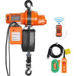 Vevor palan electrique a chaine, 998 kg, grue monophase avec chaine, 1000 w, hauteur de levage max 6 ...