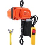 Vevor - palan electrique a chaine, capacite de charge 149, 7 kg, hauteur de levage max 3 m, 205 w, grue ...