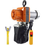 Vevor - palan electrique a chaine, capacite de charge 998 kg, hauteur de levage max 3 m, 1100 w, grue ...