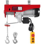 Vevor - palan electrique, charge double cable 1200 kg, telecommande filaire 4, 2 m, hauteur levage cable ...