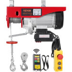 Vevor - palan electrique, charge double cable 600 kg, telecommande filaire 4, 2 m et sans fil 100 m, ...