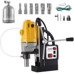 Vevor perceuse magnetique 1100 w, diametre dealesage de 1 - 1 / 2 pouce (40 mm), perceuse a colonne magnetique ...