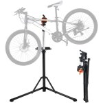 Mophorn - vevor pied deatelier velo pliable charge 30 kg support de reparation de velo reglable en hauteur ...