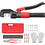Vevor pince a sertir 4 - 70 mm� outil de sertissage hydraulique cosses de cables batterie aluminium et ...