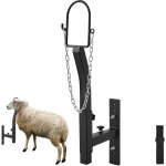 Vevor plate - forme de toilettage pour animaux, support reglable pour moutons et chevres, hauteur 9, ...