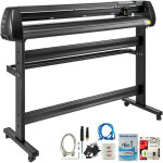 Vevor plotter de decoupe vinyle 1350 mm, traceur de coupe led, positionnement precis, logiciels supportant ...