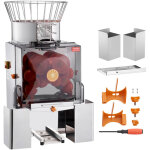 Vevor presse - agrumes electrique commercial 120 w extracteur de jus automatique 25 oranges / min avec ...