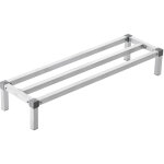 Vevor rack de calage en aluminium, 121, 9x35, 5x20, 3 cm, support de stockage commercial, capacite de ...