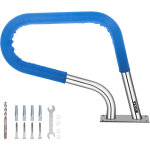Vevor rampe piscine inox 76, 2x55, 8 cm main courante 113 kg rail barre deappui de piscines tube 4, 83 ...
