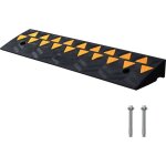 Vevor rampe de seuil hauteur 9, 4 cm rampe trottoir en caoutchouc capacite de charge 15 tonnes rampe ...
