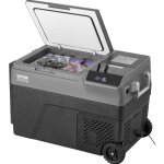 Vevor refrigerateur portable 35 l, mini frigo de voiture avec fonction de fabrication de glace 12 v, ...