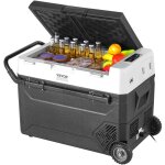 Vevor refrigerateur portable a compression 60 l, mini frigo de voiture 12 v, glaciere sur roulettes a ... Vevor refrigerateur portable a compression 60 l, mini frigo de voiture 12 v, glaciere sur roulettes a ...