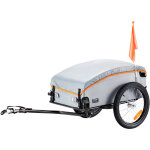 Vevor remorque de velo, capacite de charge de 45 kg, chariot de transport, rangement compact pliable ...
