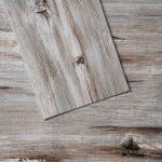 Vevor revetement de sol en vinyle auto - adhesif 914 mm x 152 mm, dalle de sol grain de bois vintage, ...