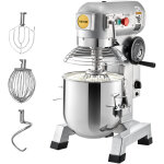 Vevor robot patissier multifonction 14 l robot de cuisine 500 w robot melangeur petrisseur acier inoxydable ...
