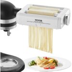 Vevor rouleau a pates pour kitchenaid 3 - en - 1 accessoire a pates pour robot patissier avec laminoir ...